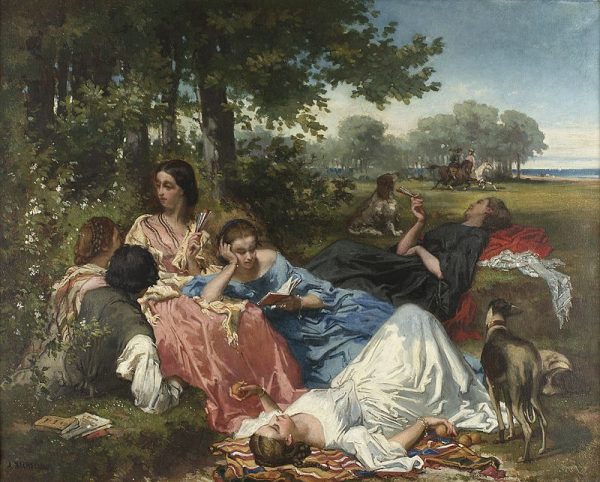 Gloggner Kunstauktionen | «Ein Sommernachmittag» – Rodolphe Auguste Bachelin