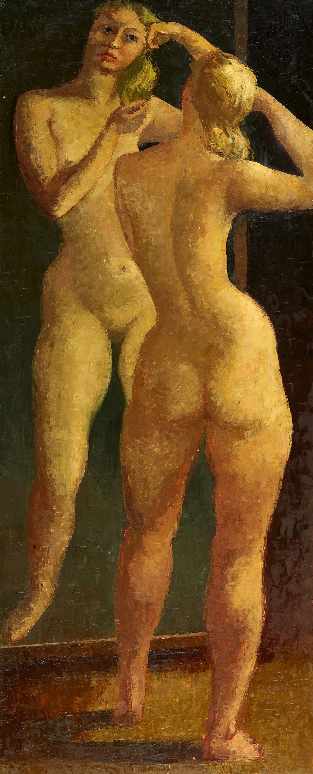 «Akt vor Spiegel» – Hermann Pieper