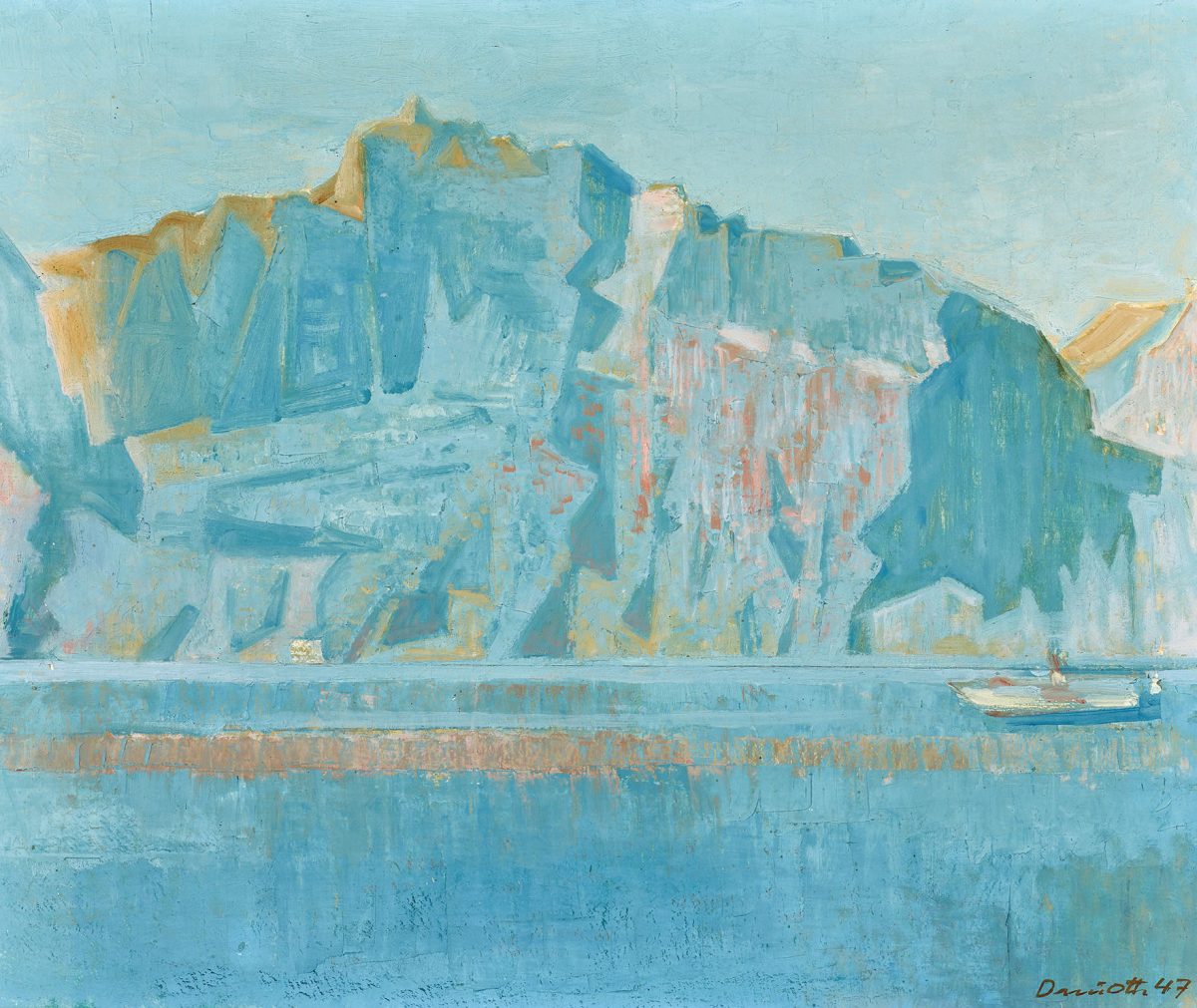 >Gloggner Kunstauktionen | Heinrich Danioth «Scharti-Hörnli» − 1947