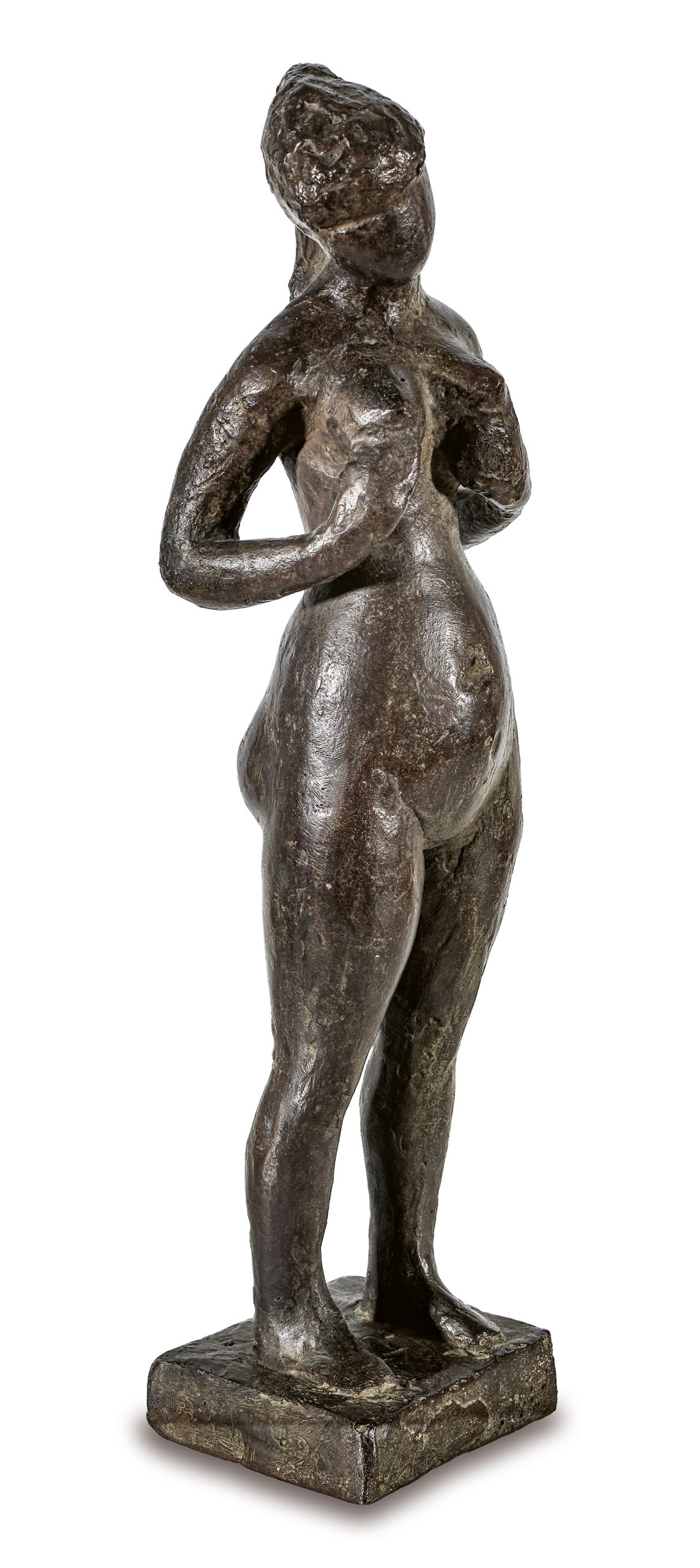 «Stehender Mädchenakt» – (1953) – Werner Alois Weber