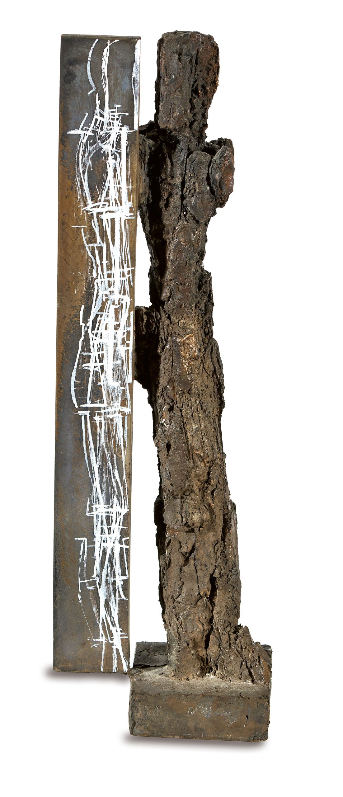 «Ohne Titel (Bronze mit Zeichnung)» – (1996) – Paul Louis Meier